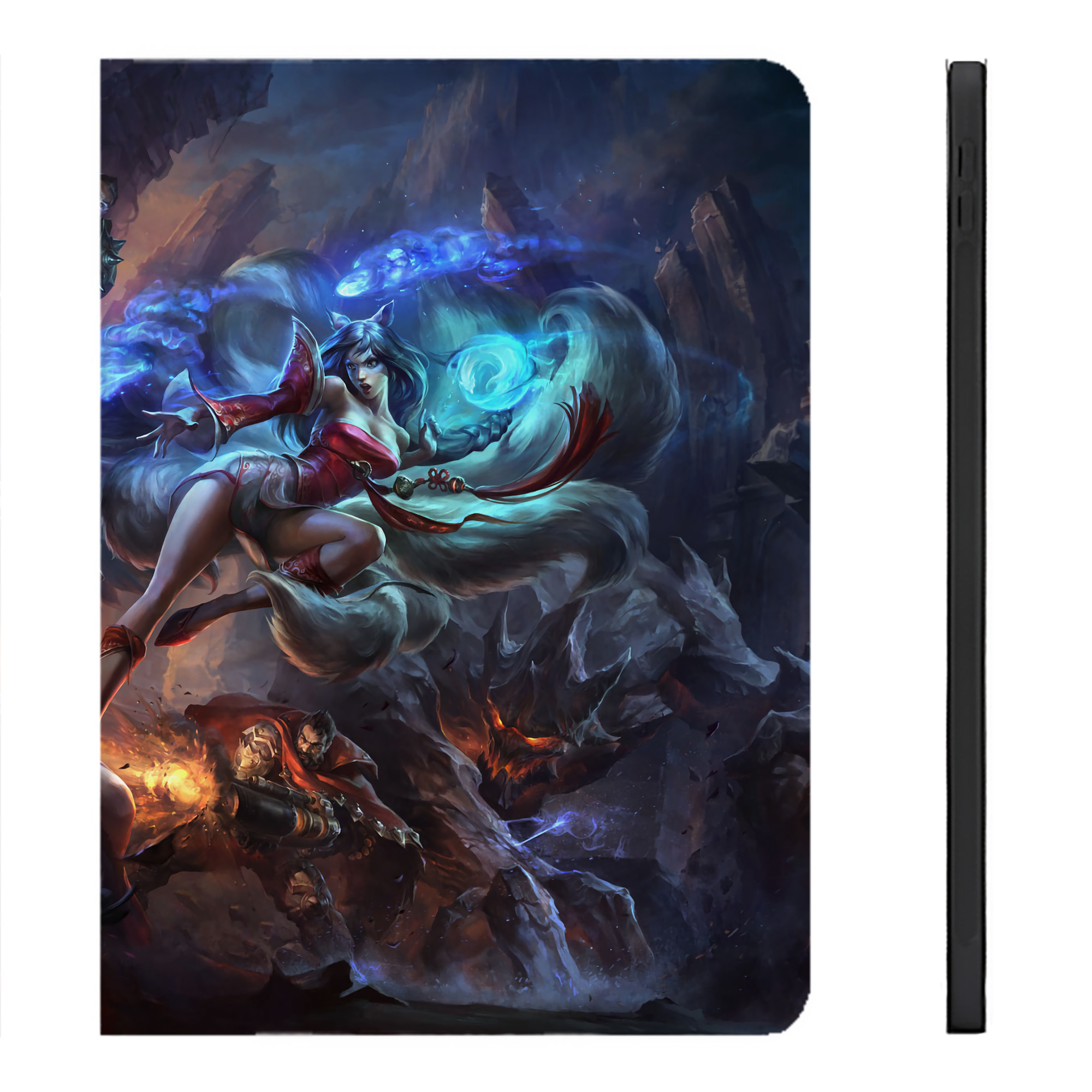 （画像用） リーグ・オブ・レジェンド League of Legends LOL IPadケース ペンホルダー付き ブックスタイルデザイン